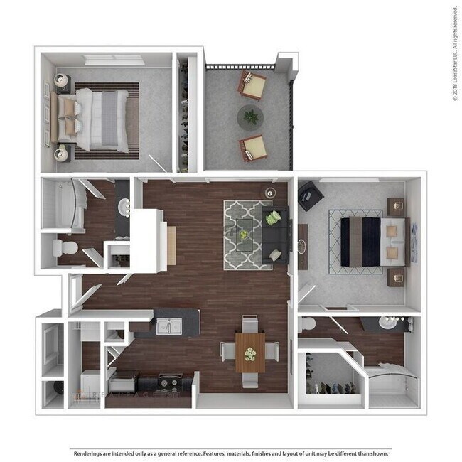 B1 2x2 Renovation 320 floor plan
